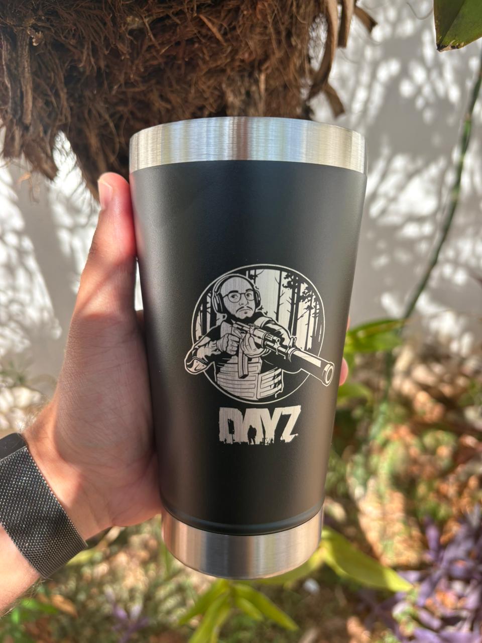 Copo de Inox 500ML - Logo DayZ & Gasques