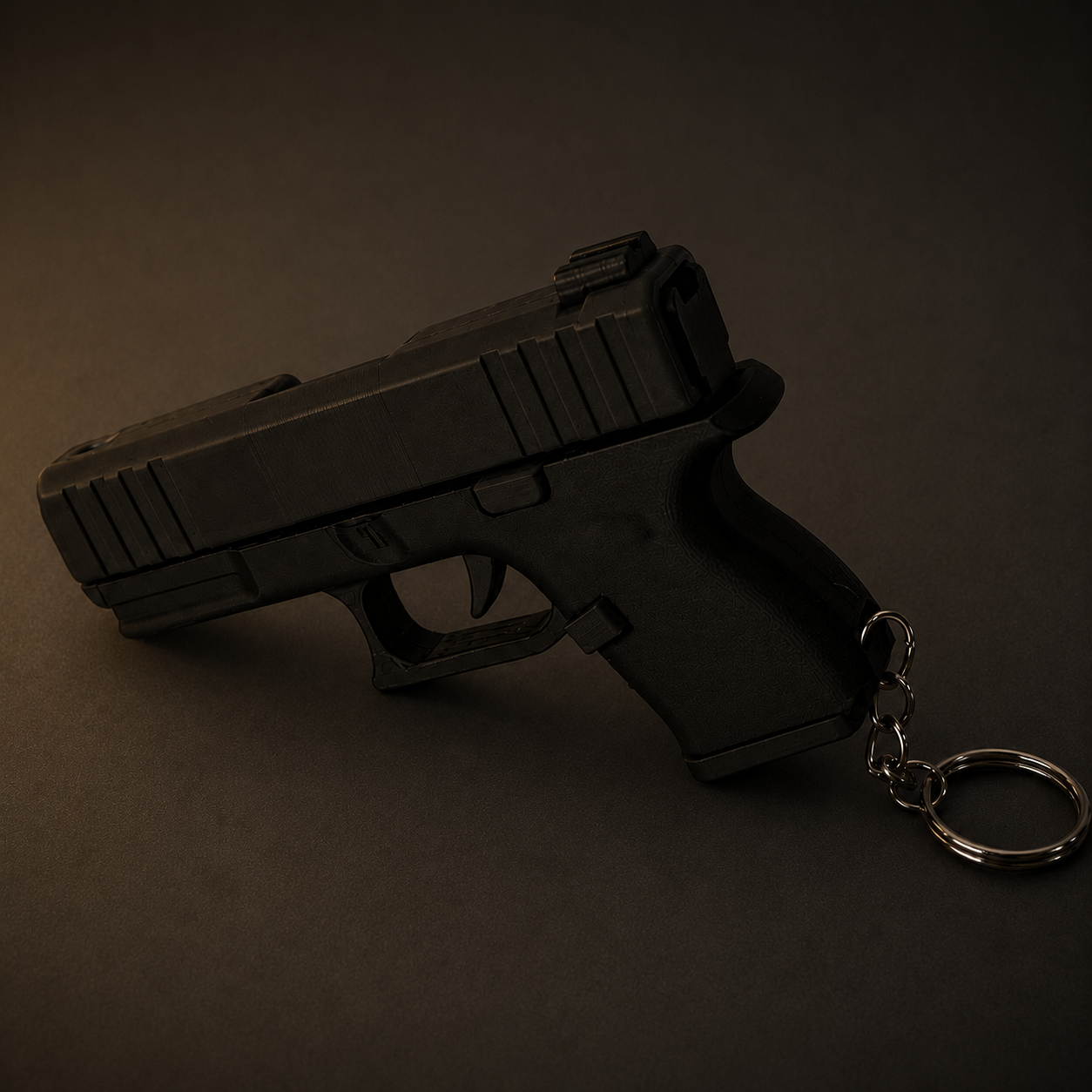 *SOB ENCOMENDA* Chaveiro Decorativo Pistola Glock - Preto e Branco