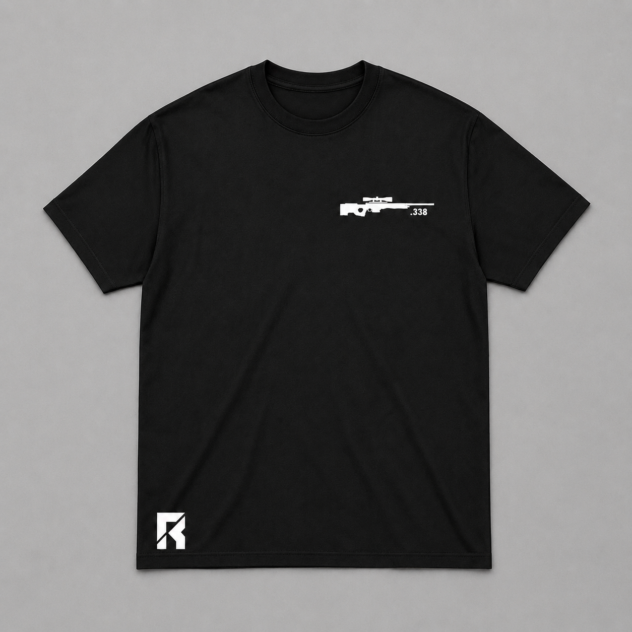 T-Shirt Sniper .338 & Logo Ricco